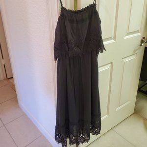 Black Spaghetti Strap Dress (Moon River)